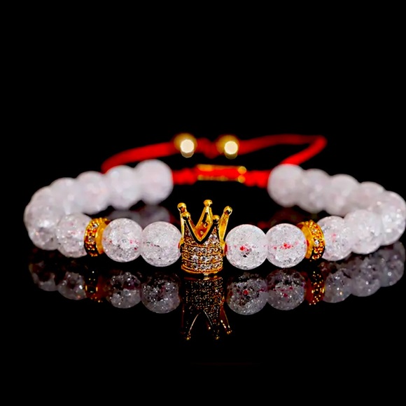 White crystal bracelet - Picture 1 of 2